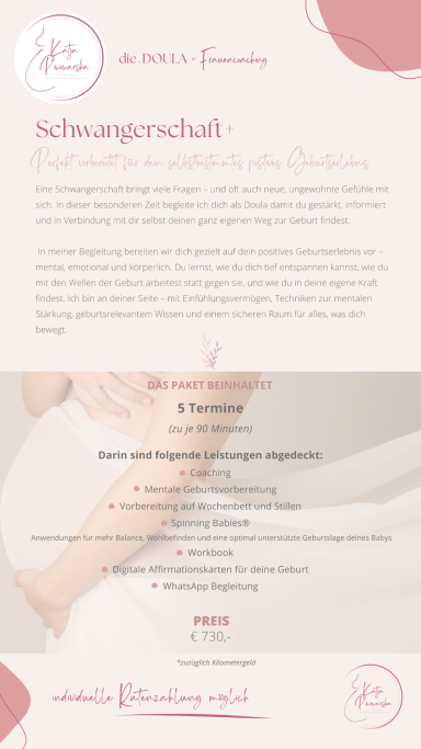 Doula Begleitung in der Schwangerschaft